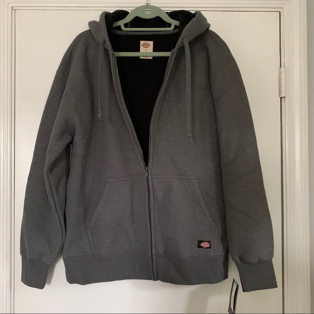 NWT Men’s Dickies Fleece-Lined Zip Up Hoodie